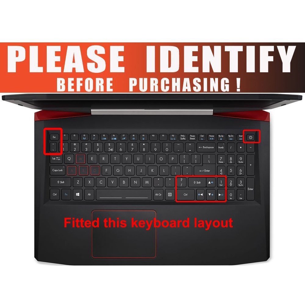 Skin Pelindung Keyboard Untuk Acer Predator Helios 300 G3-573 PH317 PH317-52 PH315-51 G3 572 G3 571