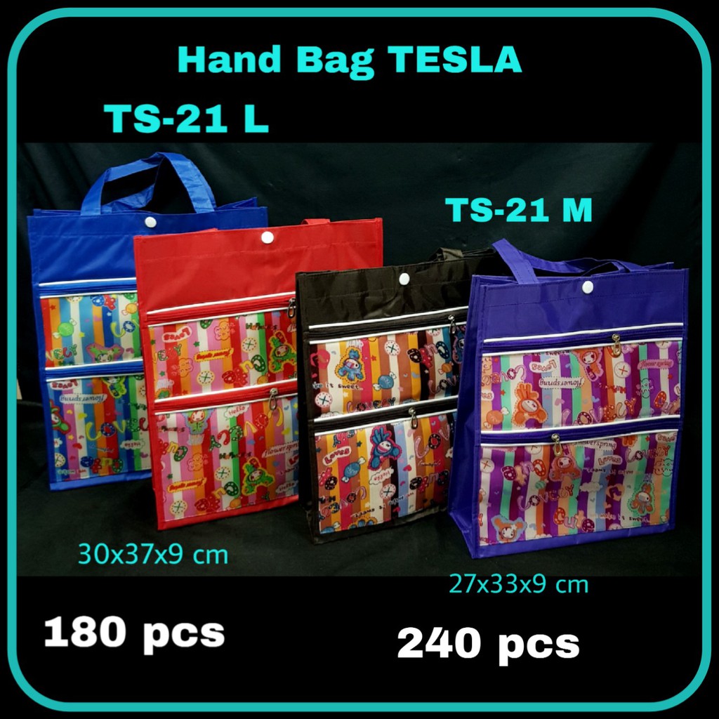 

SOS Hand Bag Lux TESLA L / Goodie Bag / Tas Serbaguna / Tas Tenteng/HandBag