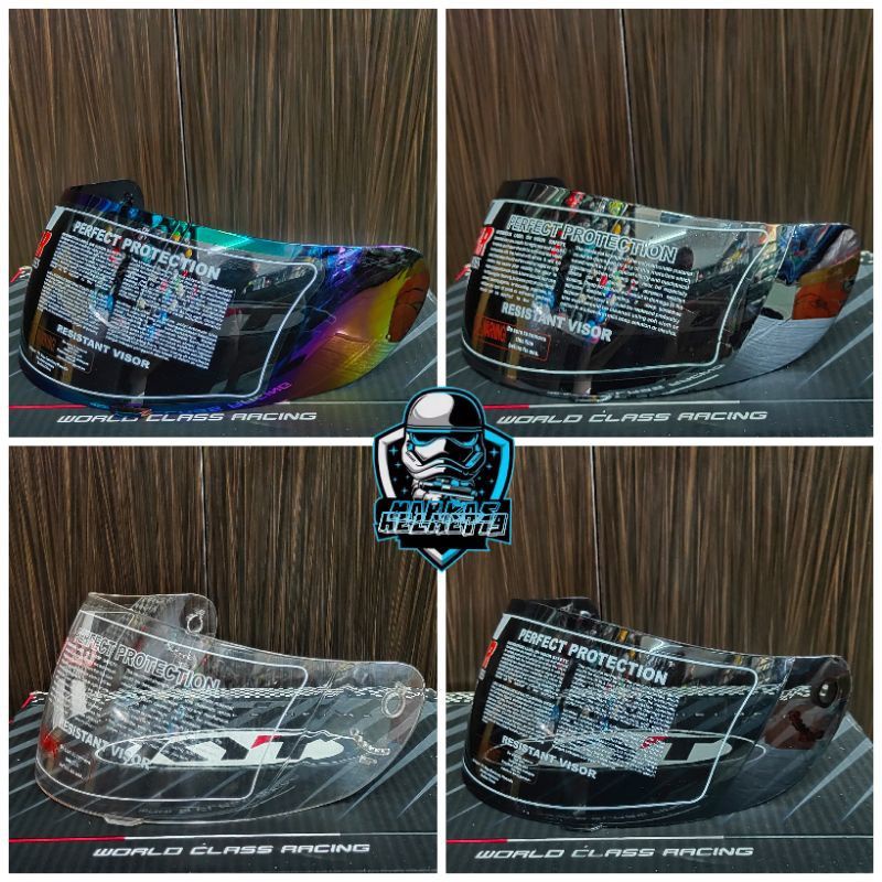 KACA VISOR PELANGI KYT RC7 RC SEVEN R10 K2 RiDER MEREK CLEAR TERMURAH