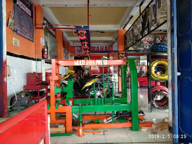 Alat Press casis fork segitiga as pelek velg MULTIFUNGSI MULTIJAYA PRESS