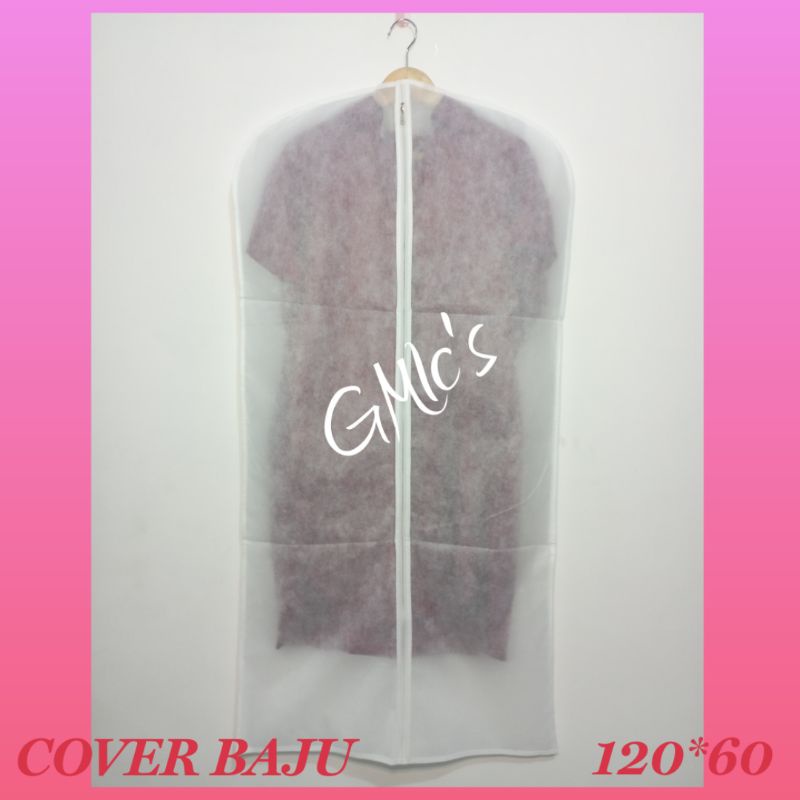 cover pelindung baju kemeja jas gaun dress gamis anti debu Bahan SPUNBOND