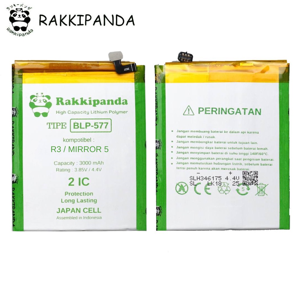 R/K- RakkiPanda - BLP577 BLP 577 R3 R7005 / R7007 / Mirror 5 A51W  Batre Batrai Baterai