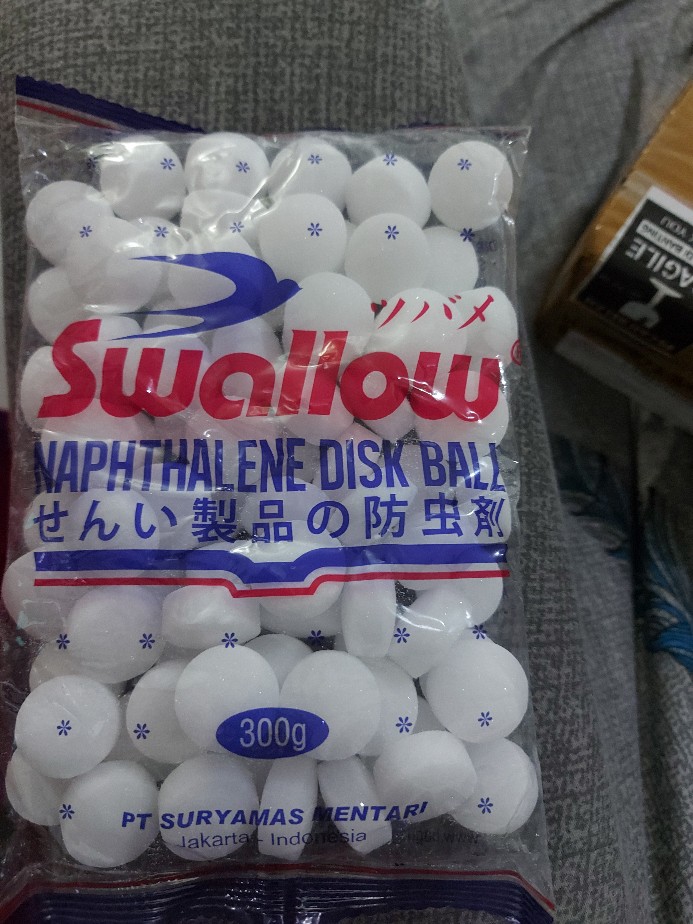 Kamper Swallow Naphthalene Disk Ball 300gr 300 Gr 300g