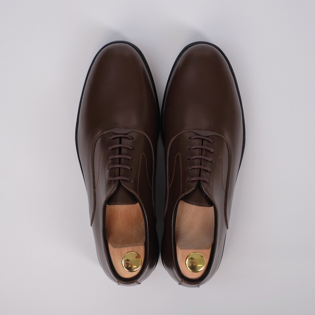 Oxford Brown | Sepatu Pantofel Formal Kasual Kerja Kuliah Pria Cowok Men Ori Lokal | FORIND x Worka