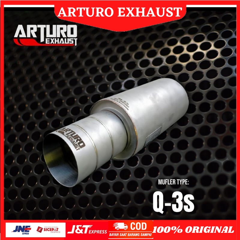 Knalpot Arturo Q-3S // ARTURO FOR BRIO JAZZ MOBILIO HRV BRV CRV YARIS AVANZA XENIA ERTIGA XPANDER SW