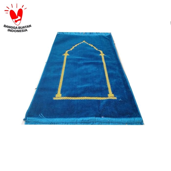 sajadah turki / sajadah mini / grosir sajadah tanah abang - Biru