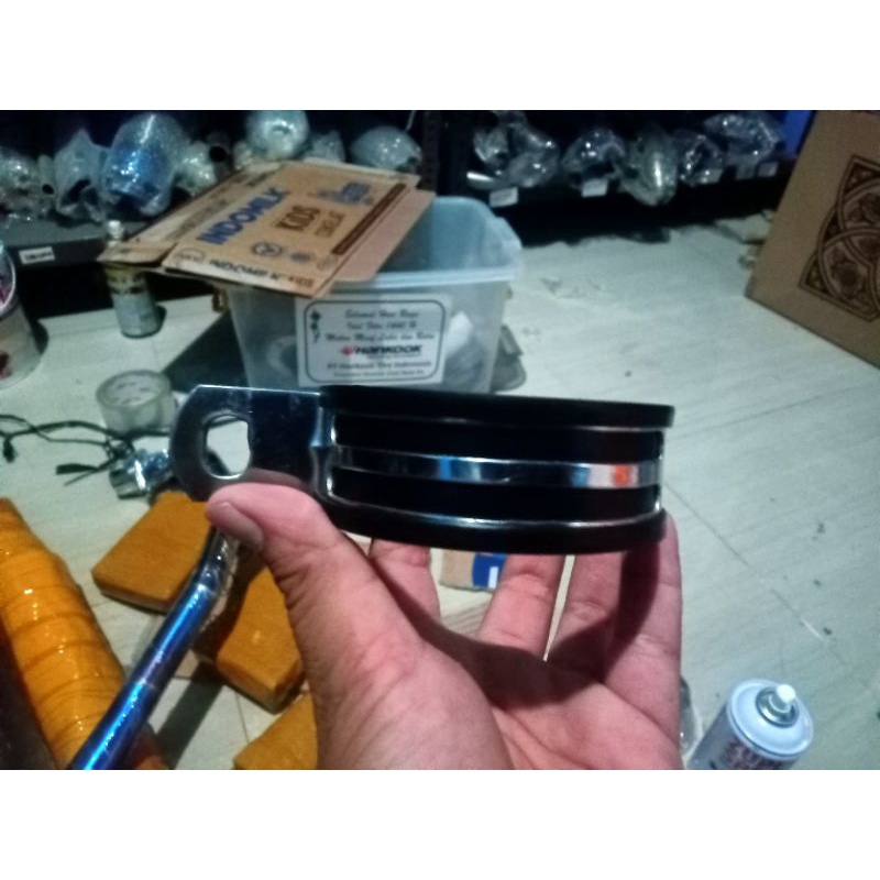 klem knalpot model wrx ukuran 3 inc