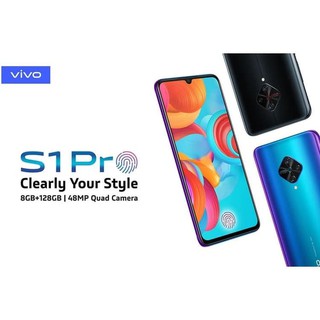 VIVO S1 PRO SMARTPHONE RAM 8GB/128GB SCREEN TOUCH ID GARANSI RESMI