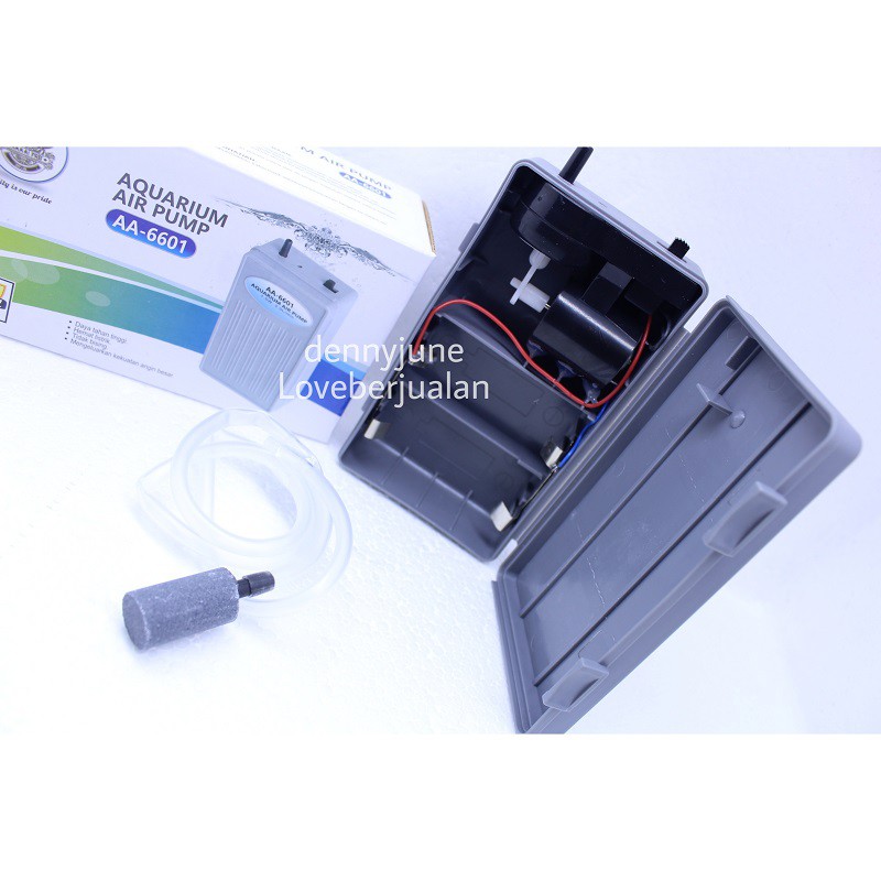 AA-6601 Sakkai Pro Air pump Battery / Pompa Udara Baterai Aquarium