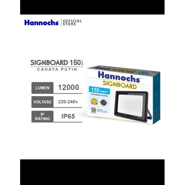 Hannochs Signboard LED Flood Light 30w, 50w Lampu Sorot