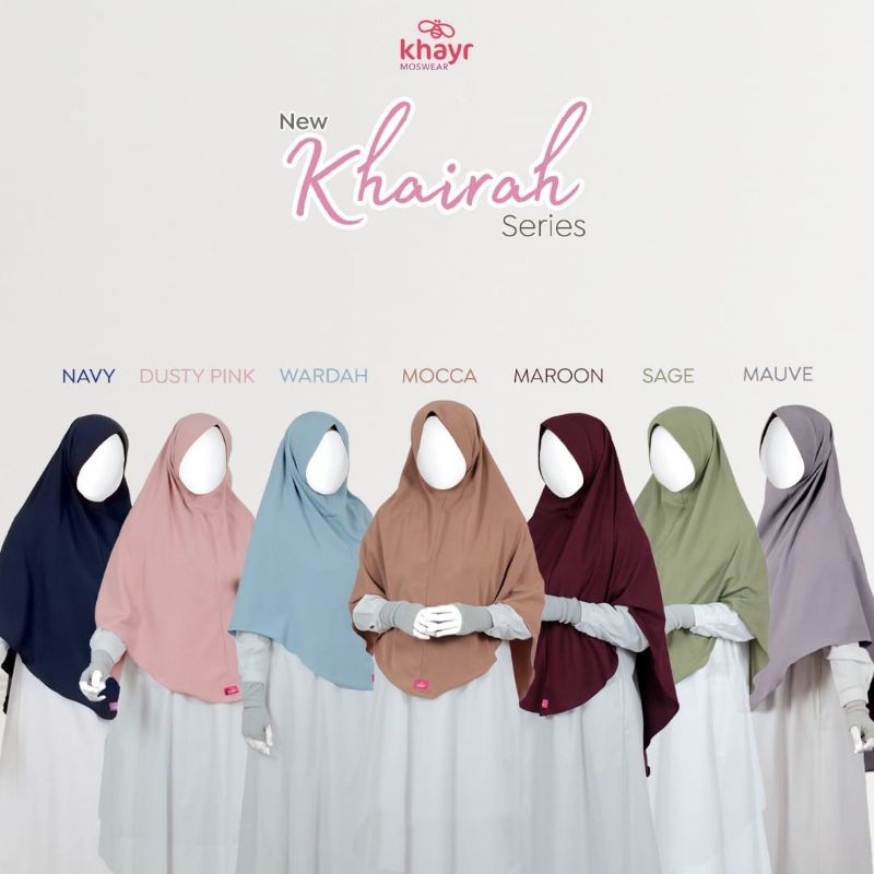 Khimar Khairah Soft Pad Antem by Khayr Moswear