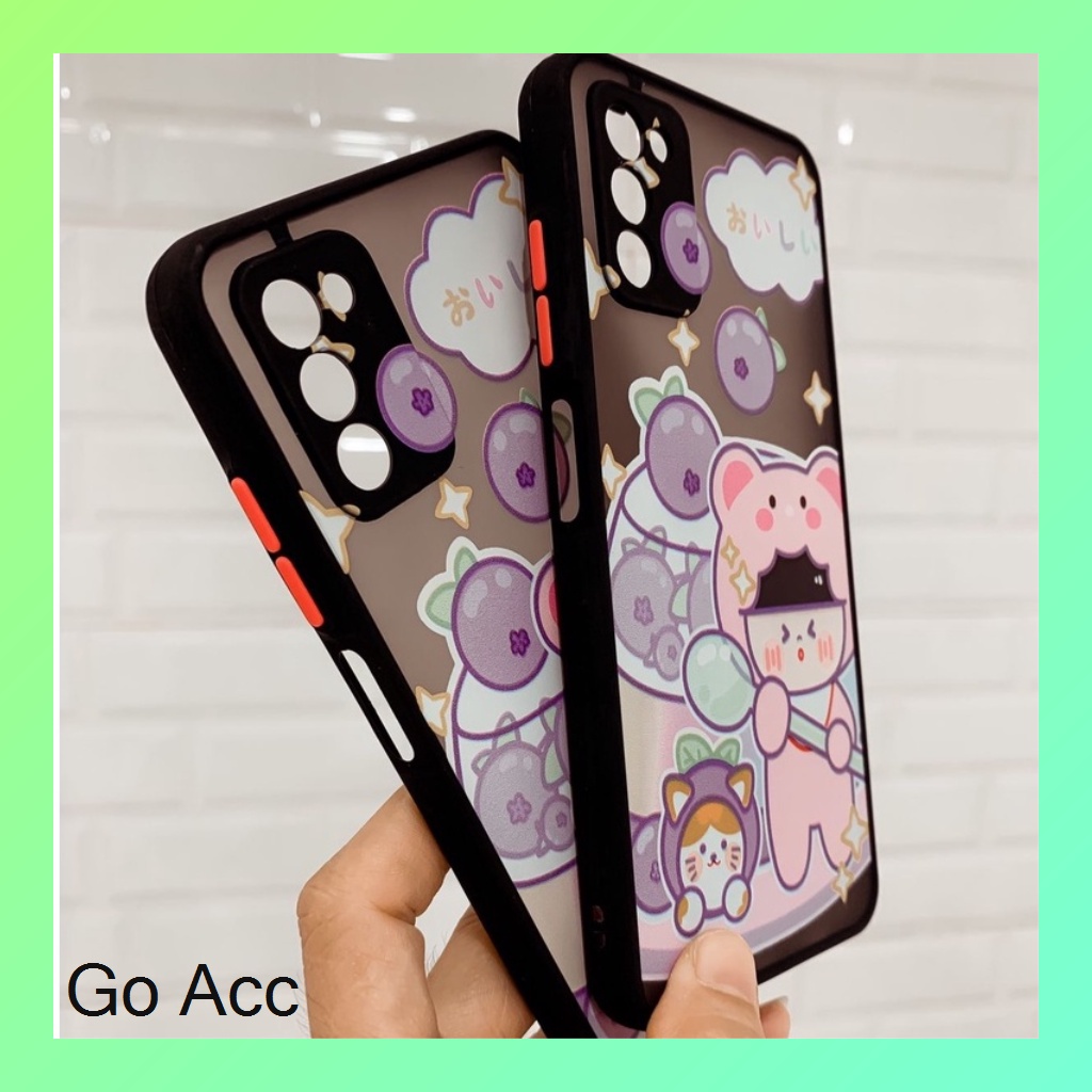 Lens Cover Case Camera Protector Case Hitam Hello Kitty HK Oppo A16 A37 Neo 9 Samsung A03s Vivo Y21s/Y33s Infinix Hot 9 Play 10 Play Note 10 Pro FM13 FM14 FM15 FM17