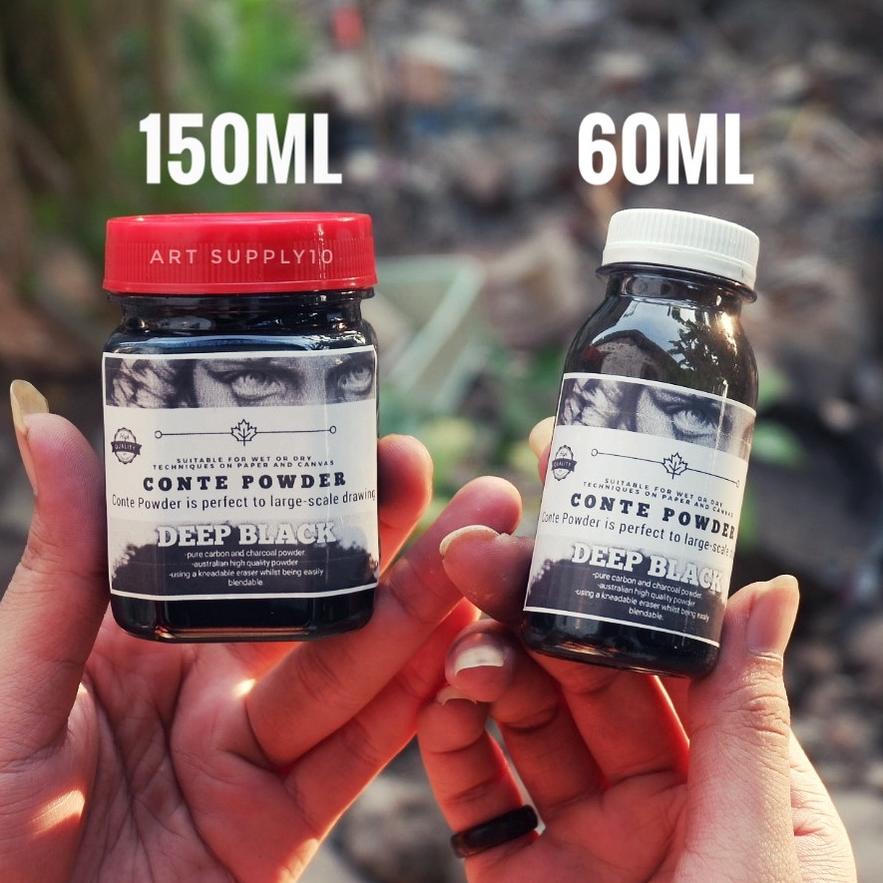 

[KODE MZY7D] Conte Powder Original - Deep Black
