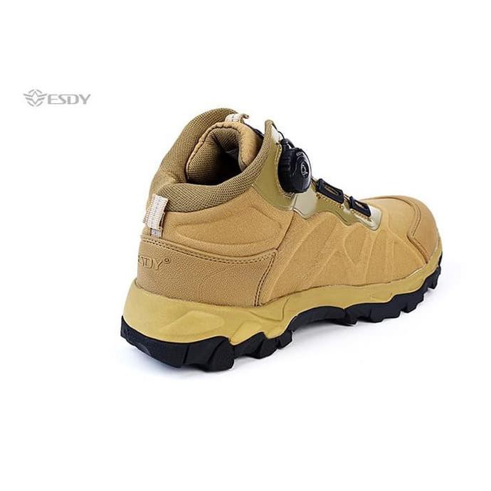 BARANG BARU Sepatu Esdy Putar Sepatu Tactical Esdy 6 inch - Hitam, 39