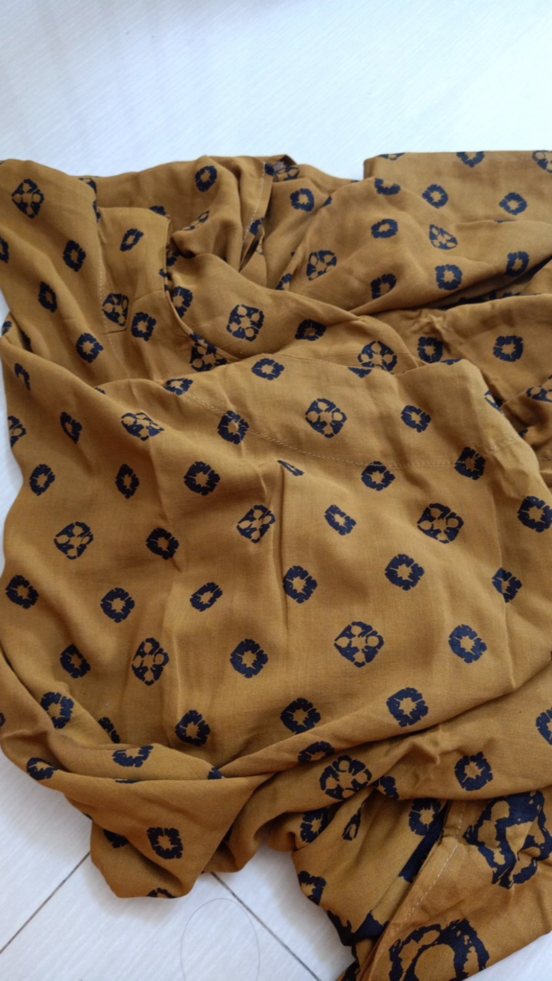 Simifashion Kaftan Batik Bahan Paris Motif Batik Solo Asli Premium Fit Jumbo