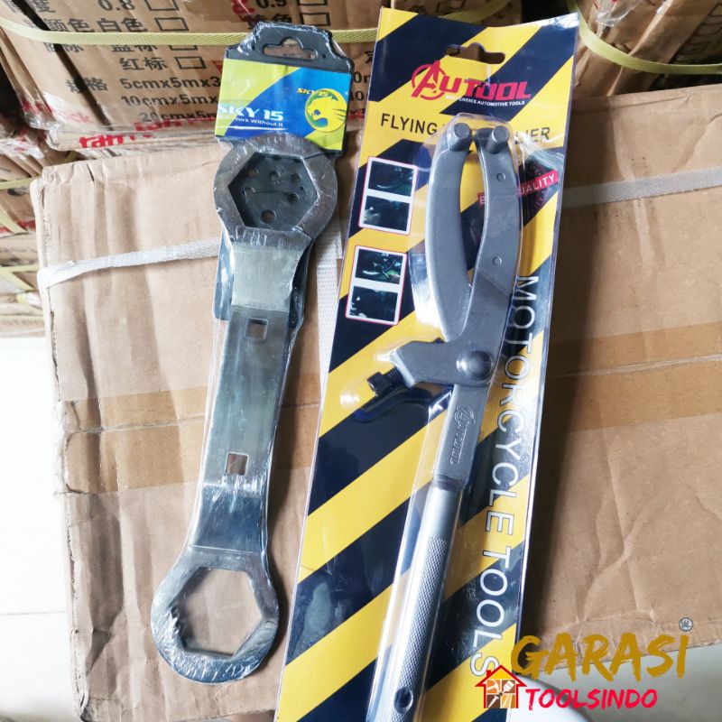 PAKET SET kunci cvt dan tahanan kopling 39x41 treker magnet motor matic treker cvt flywheel tracker