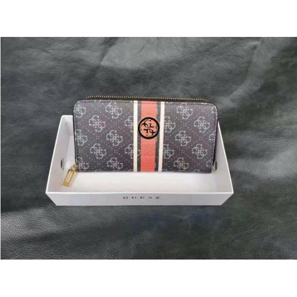 NEW! DOMPET GUESSS5 JENSEN LONG WALLET FREE BOXDOMPET FASHION IMPORT WANITA#341883