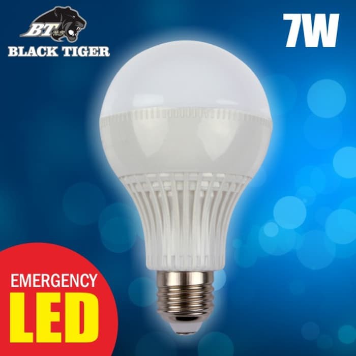 Black Tiger Led Warm White Lampu Bohlam Emergency [7 Watt]