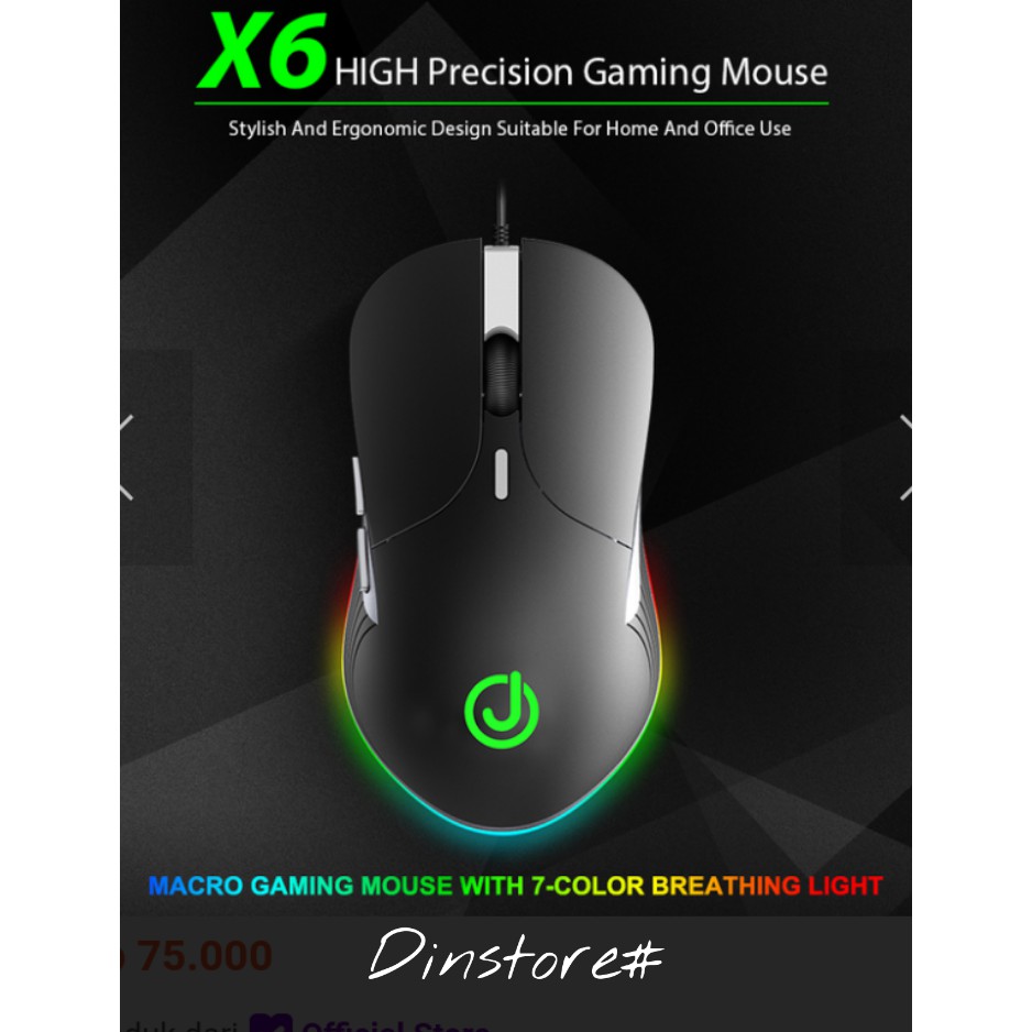 Gaming Mouse JOYSEUS RGB 3200DPI LED USB Professional - MS0005 JOYSEUS RGB Gaming Mouse 3200DPI LED
