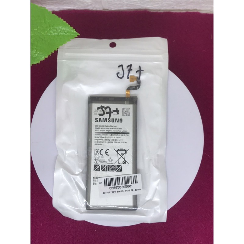 CUCI GUDANG BATTERY SAMSUNG J7+ BERGARANSI