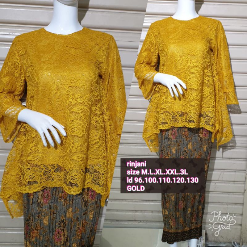 IndahKebaya | BANYAK WARNA / SET KEBAYA RINJANI JUMBO / KEBAYA OOTD KEKINIAN / TERLARIS KEBAYA MURAH