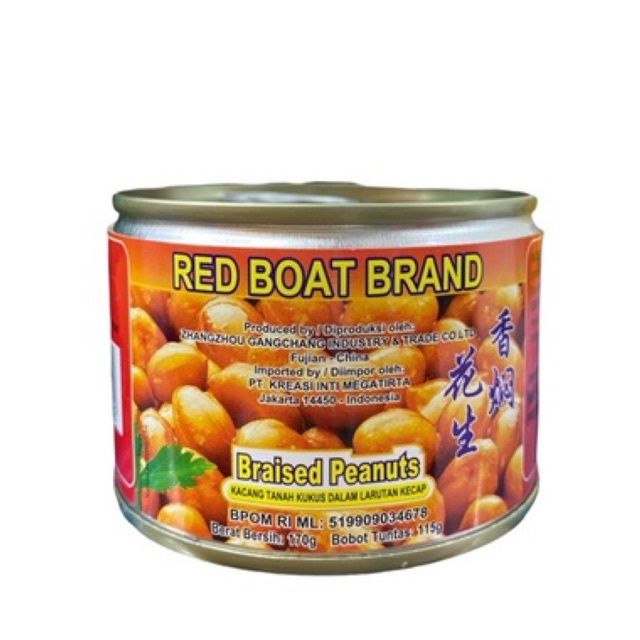 Red Boat Braised Peanuts / Kacang Kaleng 170g