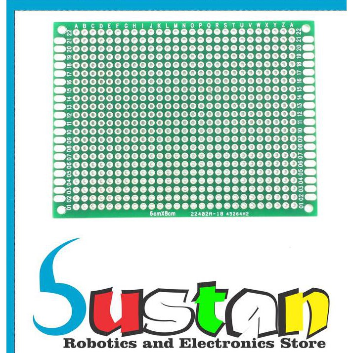 

Pcb Dot Matrix Lubang Double Layer Through Hole 6X8Cm Fr4 Protoboard Bust4N7 Murah
