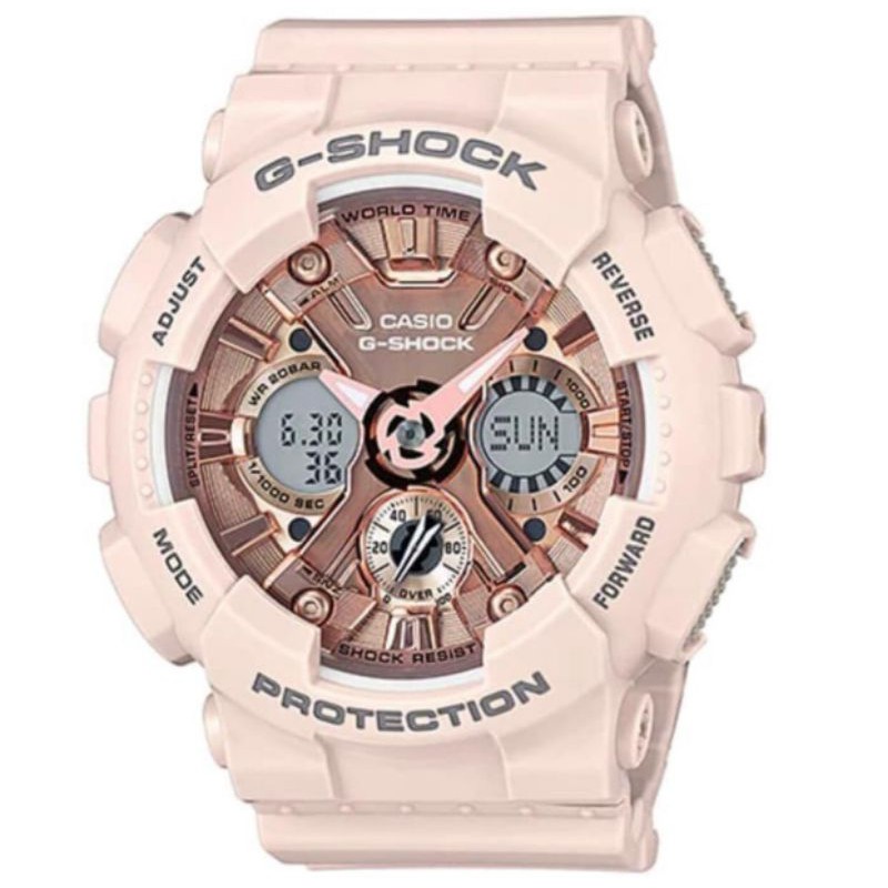 Jam Tangan Wanita Original G-shock Women Pink GMAS120MF