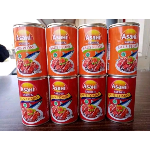 AsaHi Sarden Saus Pedas / Saus Tomat 155 gr / sarden asahi sardenus