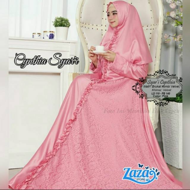 GAMIS PESTA SYARI "CHINTYA SYARI" ORIGINAL BY ZAZASTORE