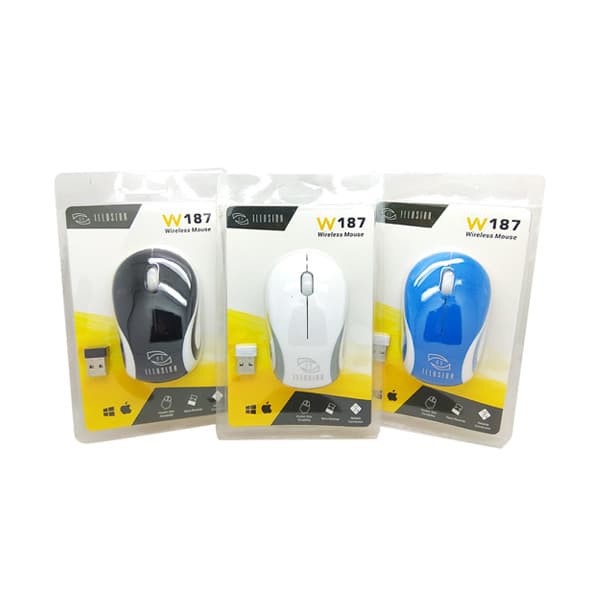 ILLUSION W-187 Optical Mouse Wireless