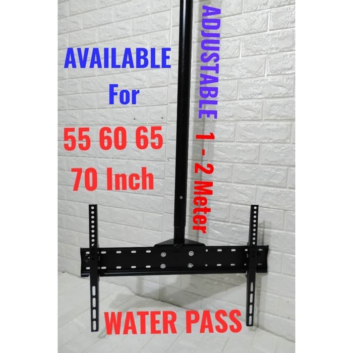 Bracket TV Gantung 70 65 60 55 Inch Tinggi 2 Meter ori