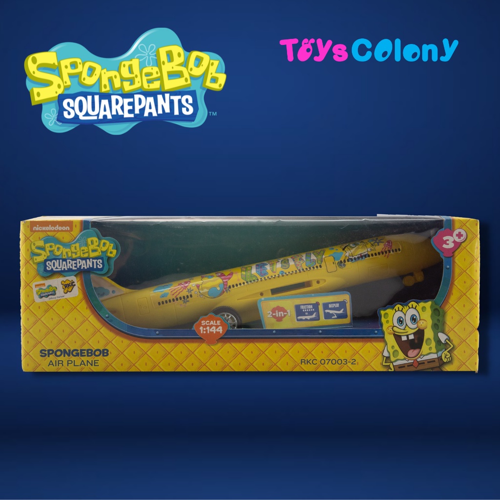 Mainan Anak/Pesawat Boeing Mainan/Pesawat Spongebob/RKC07003-2