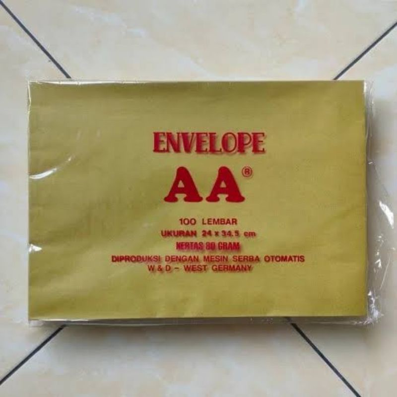 Jual Amplop Coklat Aa Ukuran Folio Shopee Indonesia