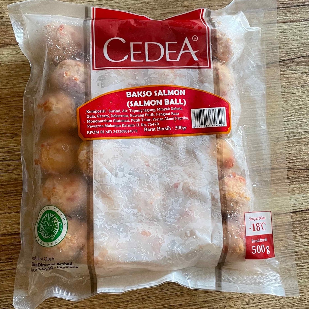 CEDEA BOLA SALMON 500GR / BAKSO SALMON