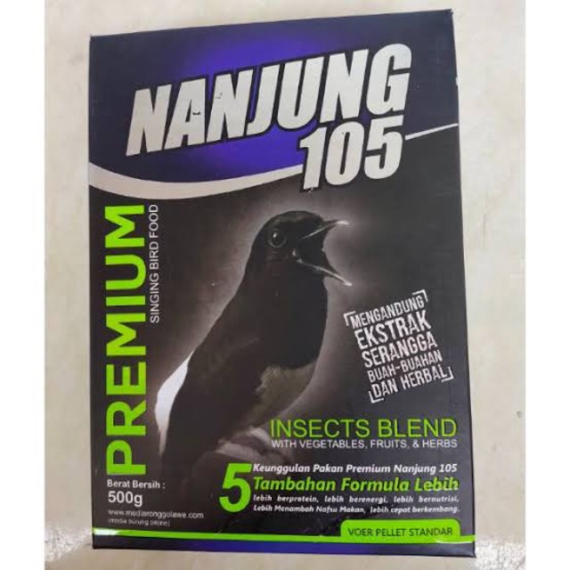 PAKAN MURAI LOMBA PREMIUM NANJUNG 105 500gram