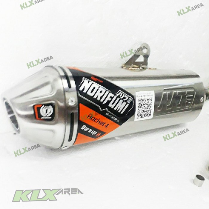 Knalpot norifumi rocket 4 bore up KLX 150 BF Dtracker ORIGINAL
