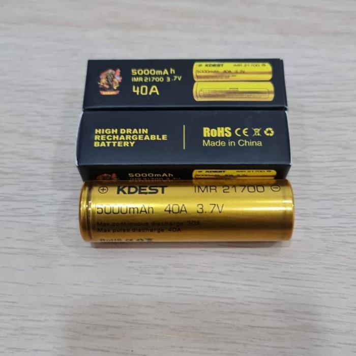 BATERAI 21700 5000MAH 40A KDEST AUTHENTIC