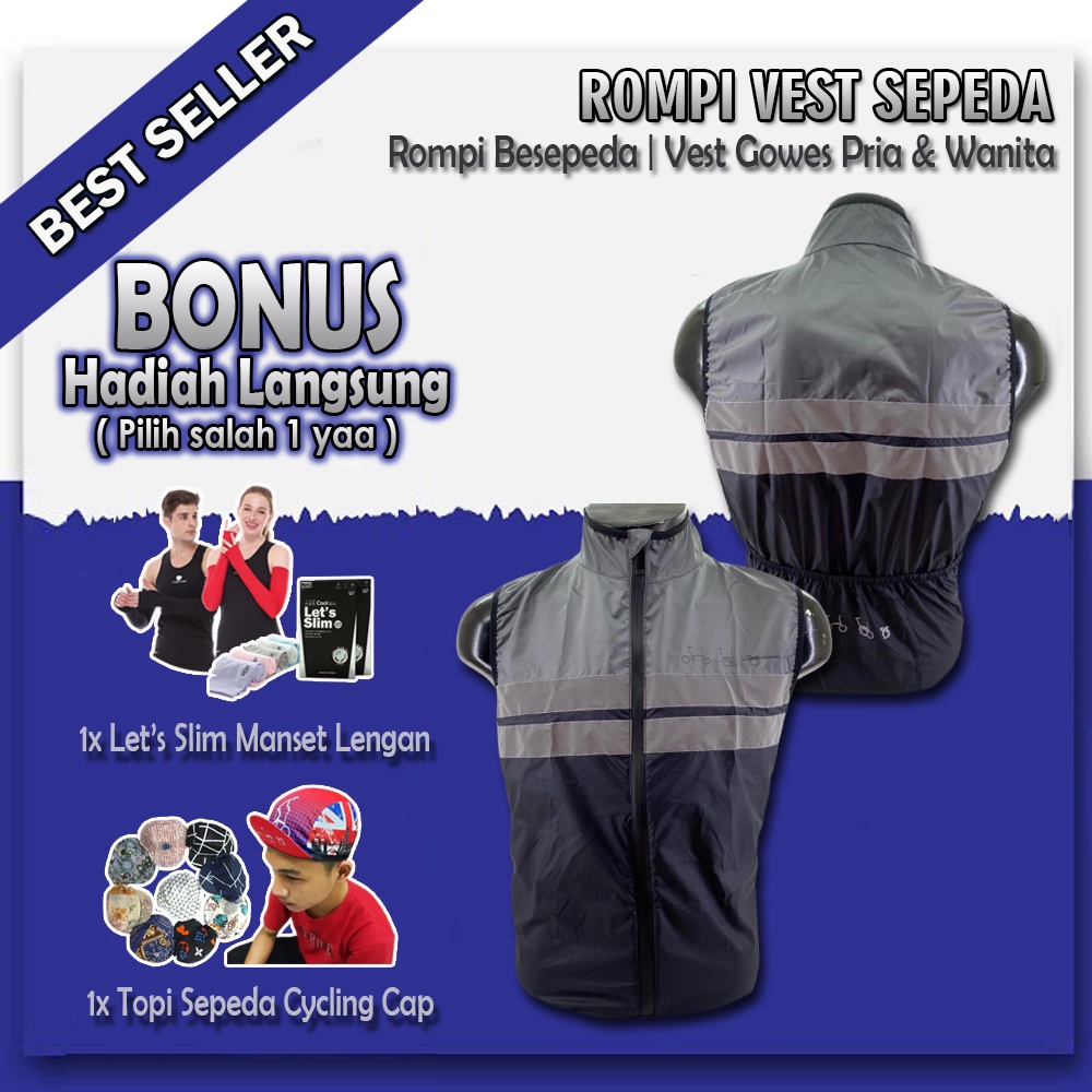 Rompi Sepeda Lipat Neology | Vest Gowes Jaket Windbreaker