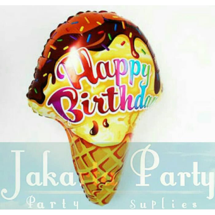 Balon Foil Ice Cream / Balon Es Krim / Balon Bentuk Es Krim