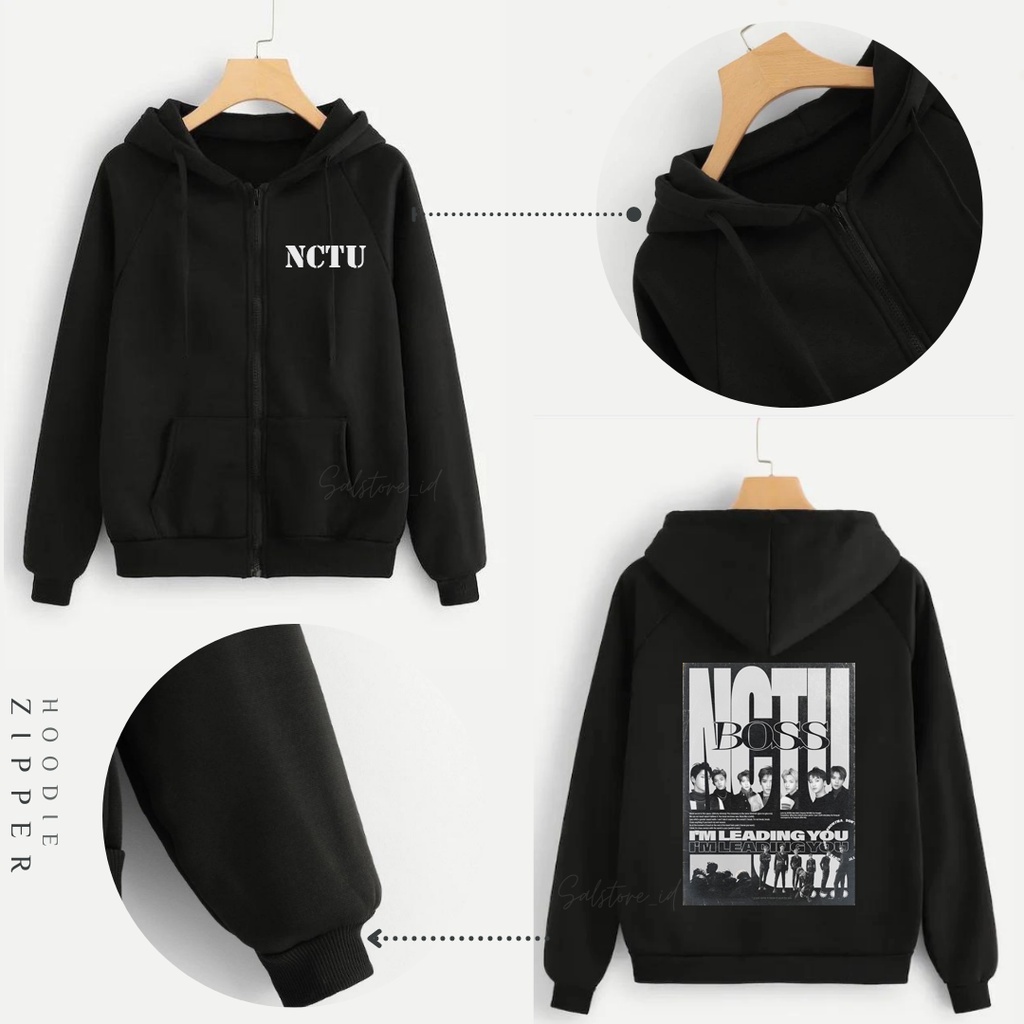 Jaket Idol Korea Hoodie NCT Sweater NCT127  Bahan Fleece Pria Wanita Remaja Dewasa