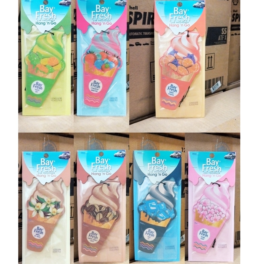 PENGHARUM MOBIL GANTUNG BAYFRESH HANG N GO CAR FRESHENER PARFUM MOBIL