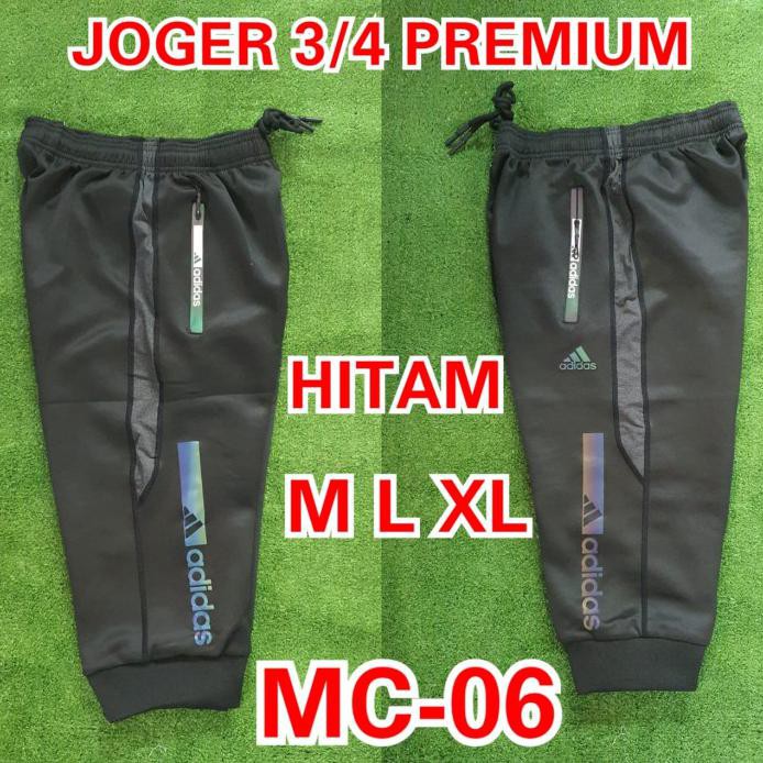 Celana Olahraga Pria 3/4 Adidas Grade Ori - Mc-30Bk