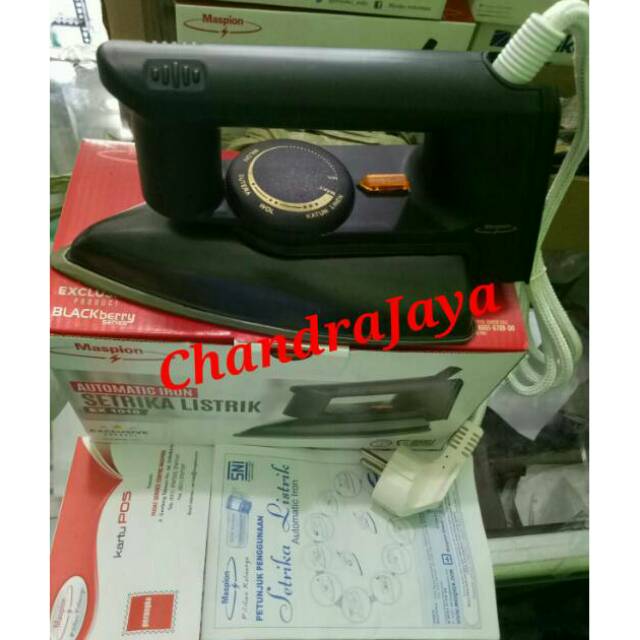 MASPION SETRIKA LISTRIK /SETRIKA MASPION EX-1010 / SETRIKA ANTI LENGKET