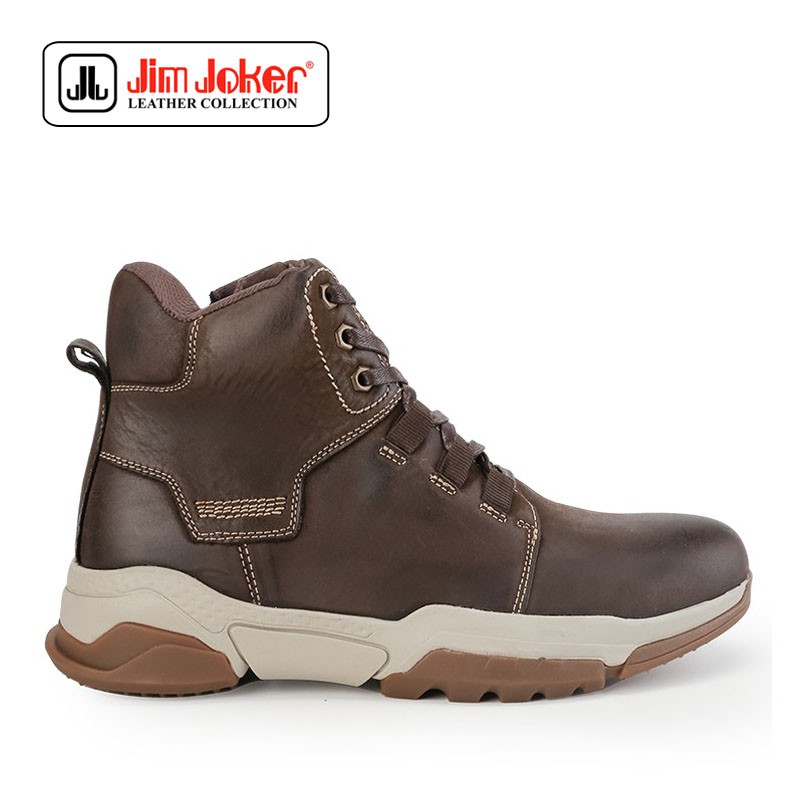 Sepatu Pria Jim Joker Fate 1B Boots Brown Original