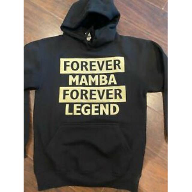 JAKET HOODIE KOBE BRYANT FOREVER MAMBA FOREVER LEGEND NBA BASKET KATUN FLEECE