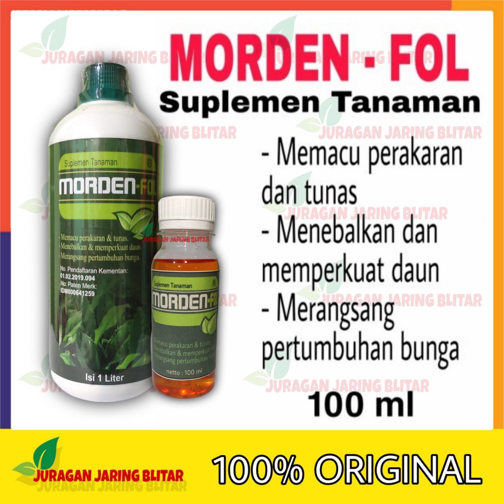 MORDEN - FOL nutrisi dan suplemen tanaman MORDEN FOL 100ML mordenfol