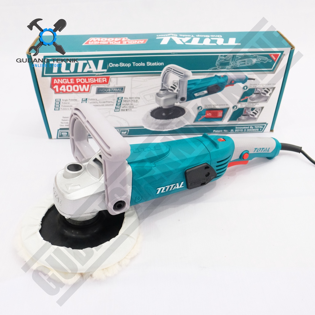 Mesin Poles 7&quot; TOTAL TP1141806 / Angle Polisher 7 Inch TP 1141806 - Mesin Pemoles Mobil Motor TOTAL