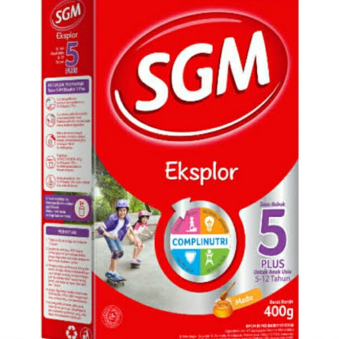 

SGM Eksplor 5+ Rasa Madu 400gr - Susu Formula Anak