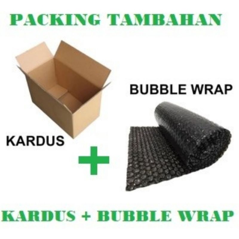 

tambahan packing bubbelwrap